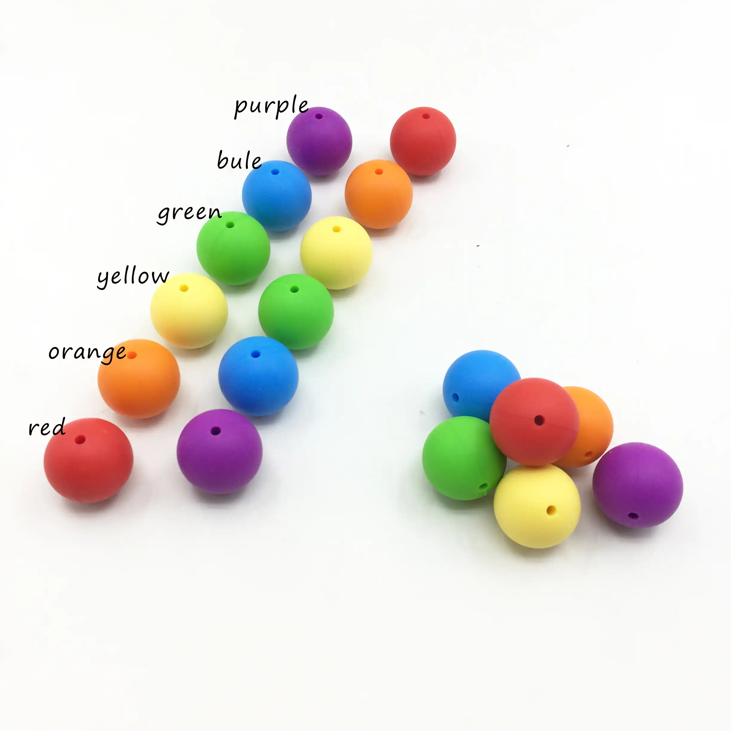 rainbow silicone teether