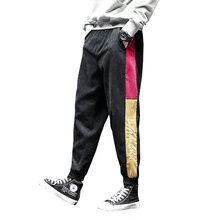 Уличная одежда в стиле хип-хоп, Мужские штаны для бега, модные мужские повседневные брюки-карго, брюки с эластичной резинкой на талии, штаны-шаровары для мужчин