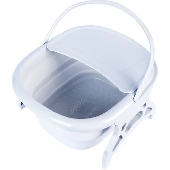 

Folding Foot Soaking Bucket Portable Bathtubs Foaming Massage Bucket Home Sauna Bathtub Pedicure Bath Foot Massager