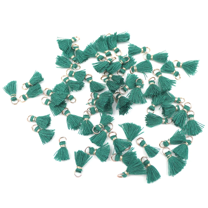Green tassels