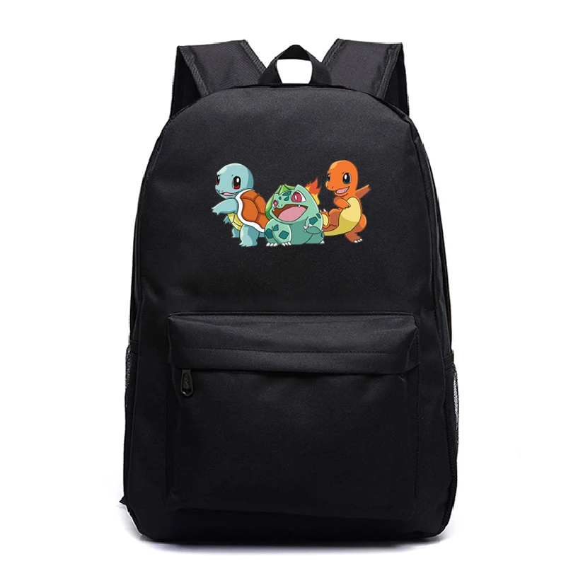 Аниме рюкзак Pokemon карманные монстры холщовый рюкзак для женщин рюкзак для мужчин Покемон школьные рюкзаки Mochila - Цвет: 2