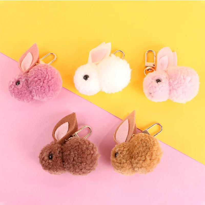 Милый кролик Kawaii Плюшевые игрушки для брелка чучела кукла брелок Подвеска Мягкие