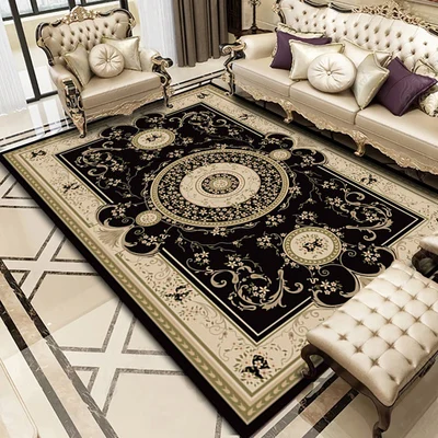 Персидский стиль ковры для гостиной спальни Роскошный домашний декор ковры кофе ковер напольный коврики гостиничные коврики для прихожей - Цвет: 17