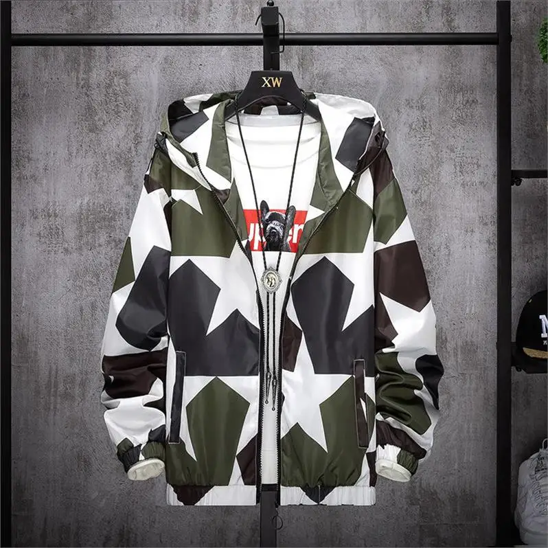 Весенняя куртка-бомбер мужские брендовые камуфляжные куртки chaqueta hombre Модные мужские s куртки и пальто уличная 5XL 6XL 7XL