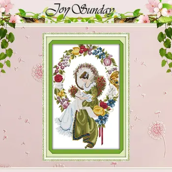 

An Embroidery Woman Counted Cross Stitch DIY 11CT 14CT Cross Stitch Set Wholesale Cross-stitch Kits Embroidery Needlework