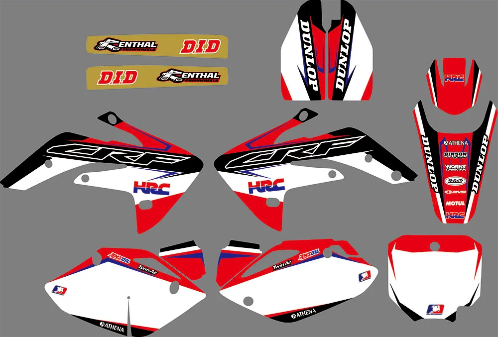 

Стикеры мотоцикла для HONDA CRF150R 2007 2008 2009 2010 2011 2012 2013 2014 2015 2016 2017 2018