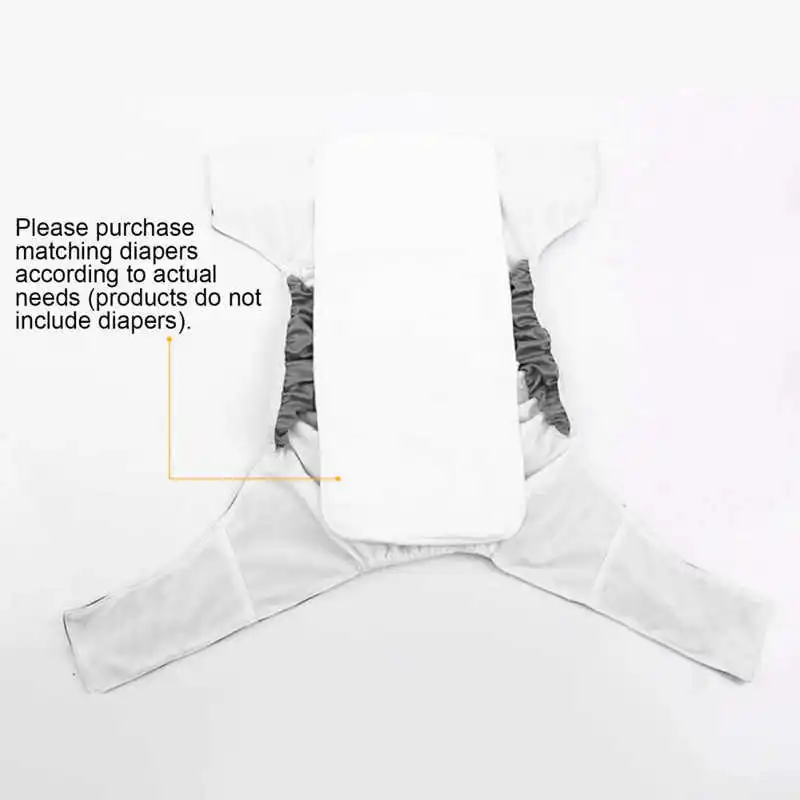 Reusable Adult Diaper Adult Washable Cloth Diaper Waterproof Breathable Elderly Incontinence Care Diapers for Elderly Disabled reusable diapers