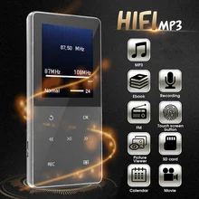 1,8 дюймов 8 ГБ MP3 музыкальный плеер радио FM рекордер Speler Lecteur HIFI MP3 спортивный зажим USB Aux Muziek цифровой ЖК-экран mp3-плееры