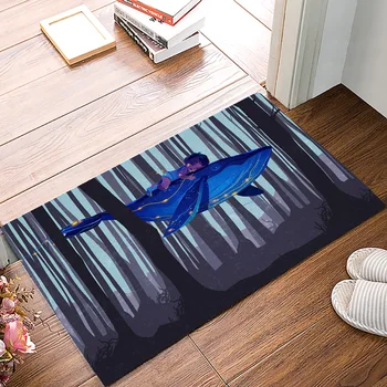 

Forest Animal Whale Little Boy Dreamland Starlight Door Mats Kitchen Floor Bath Entrance Rug Mat Rubber Non Slip