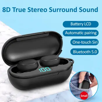 

TWS Wireless Bluetooth Sports Headse Comfortable High Transmission Stereo Two-ear Split Design One-button Control Earphone