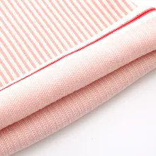 Детский свитер, жилет, стиль, вязаный жилет в Корейском стиле с вышитыми вишнями и большим отворотом в Вертикальную Полоску для девочек