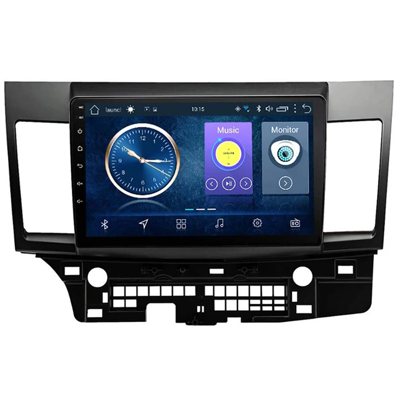 Flash Deal Android Car Radio for Mitsubishi Lancer 10 Inch 1024x600 Quad Core Wifi Bluetooth Video Audio Multimedia 2 Din Car Dvd Player 1
