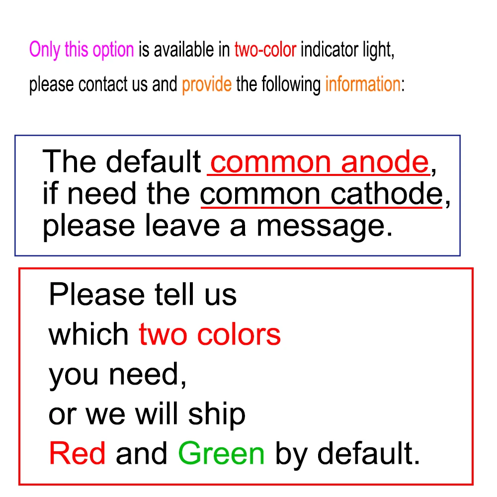 Светодиодный металлический индикатор светильник одиночный/двойной цвет заказной 12 мм водонепроницаемый сигнальная лампа точка с проводом красный желтый синий зеленый белый - Цвет: Customized 2 colors