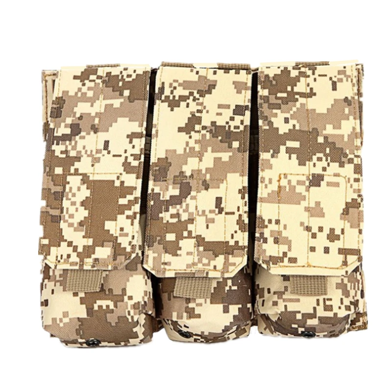Тактическая Сумка Molle с тройным зажимом, карман, съемный, на талии, многофункциональные аксессуары камуфляжного цвета