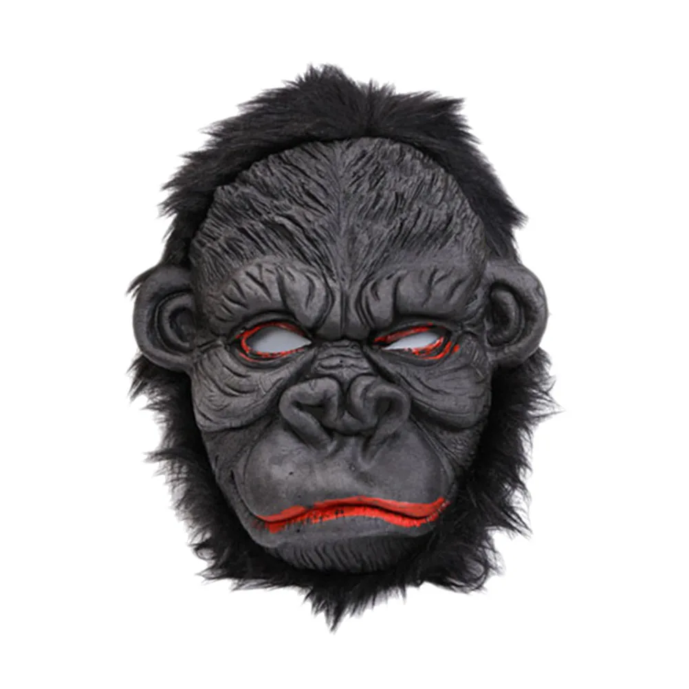 1pc Orangutan Mask Costume Prop Face Mask for Cosplay Costume Party Halloween Masquerade Stage Performance