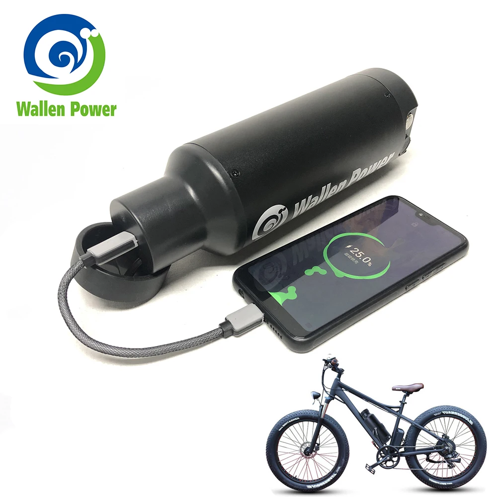 

Rechargeable Lithium ion 36V 5.2ah Electric Bike Battery Water Bottle Ebike Battery With Charger USB for bangfang 250w kit