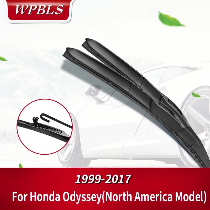 WPBLS гибридные щетки стеклоочистителя для Honda Odyssey Fit крюк руки(только для североамериканской версии