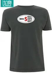 Mk1 Morris mini cooper s футболка капотный значок эмблема Классическая футболка итальянская работа