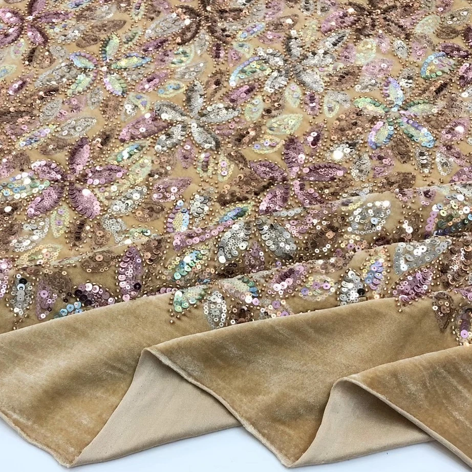 

Кружевная ткань, французский сетчатый бархат, тюль, кружевная ткань с Африканской вышивкой, блестками и бисером, кружевная ткань в нигерийском стиле TS9766