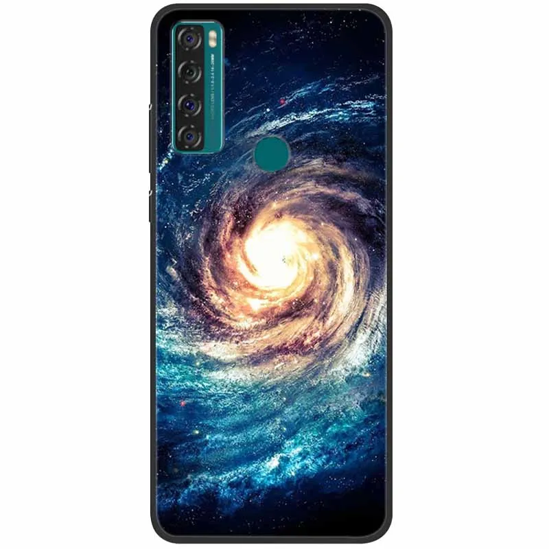 phone dry bag For TCL 20 SE Case Shockproof Soft Silicone Marble Phone Cover for TCL 20 SE Case 20se TPU Funda Painted Cartoon 6.82 inch Capa best waterproof phone pouch Cases & Covers