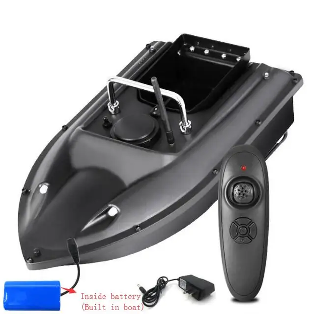 RC Fishing Bait Boat with 2 Motors Fish Finder 500M Wireless Single Hand Remote Control Smart Fishing Feeder Speedboat
