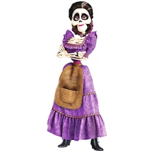 Pixar CoCo Mama Imelda костюмы для косплея для девочек, платья, музыкальная мечта вокруг Хэллоуина, нарядное платье для детей, фиолетовое C19646CH