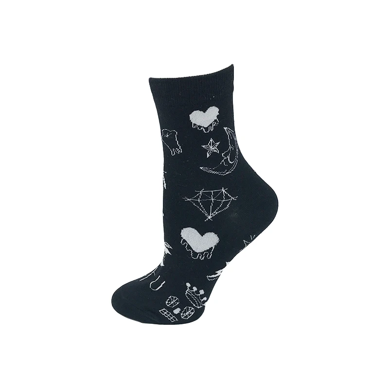 Yeadu/женские хлопковые носки в стиле Харадзюку, милые мягкие носки, Новинка Kawaii, забавная для кошек собак, Dinosuar, единорог, клубника, носки для девочек, подарок - Цвет: 87