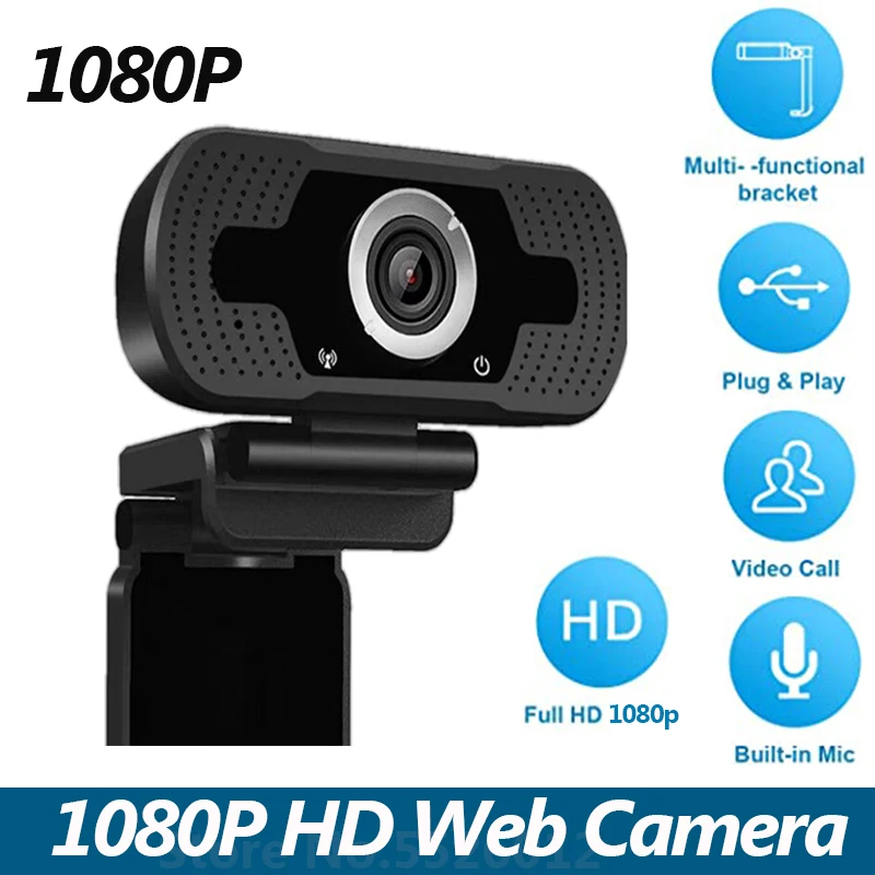 Горячая продажа 1080P Веб камера USB Live веб камера Встроенный микрофон видео для ПК ноутбука для потоковой записи|Веб-камеры| | АлиЭкспресс