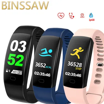 

Smart Fitness Bracelet Men woman Color Screen Smart Band Blood Pressure Heart Rate Monitor Wristband for Android IOS phone