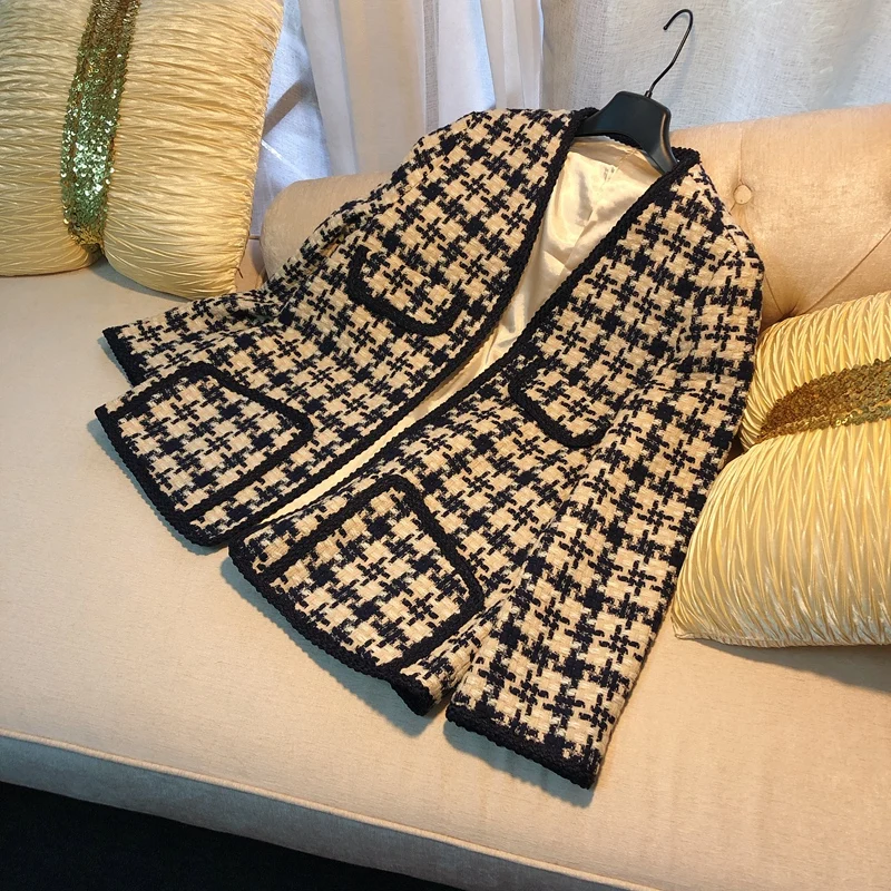 

New elegant grandmother high end temperament wool overcoat coat jacket