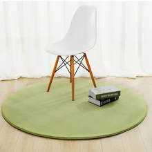 Ковер в японском стиле из толстого меха, однотонный, фиолетовый, зеленый, красный, серый, ковер для детской комнаты, гостиной, спальни, ванной комнаты, напольный коврик