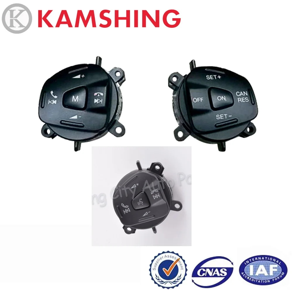

CAPQX For Ford Fiesta MK7 MK8 ST Ecosport 13-15 Multi-function Steering Wheel Constant Speed Cruise Audio Volume Control Switch