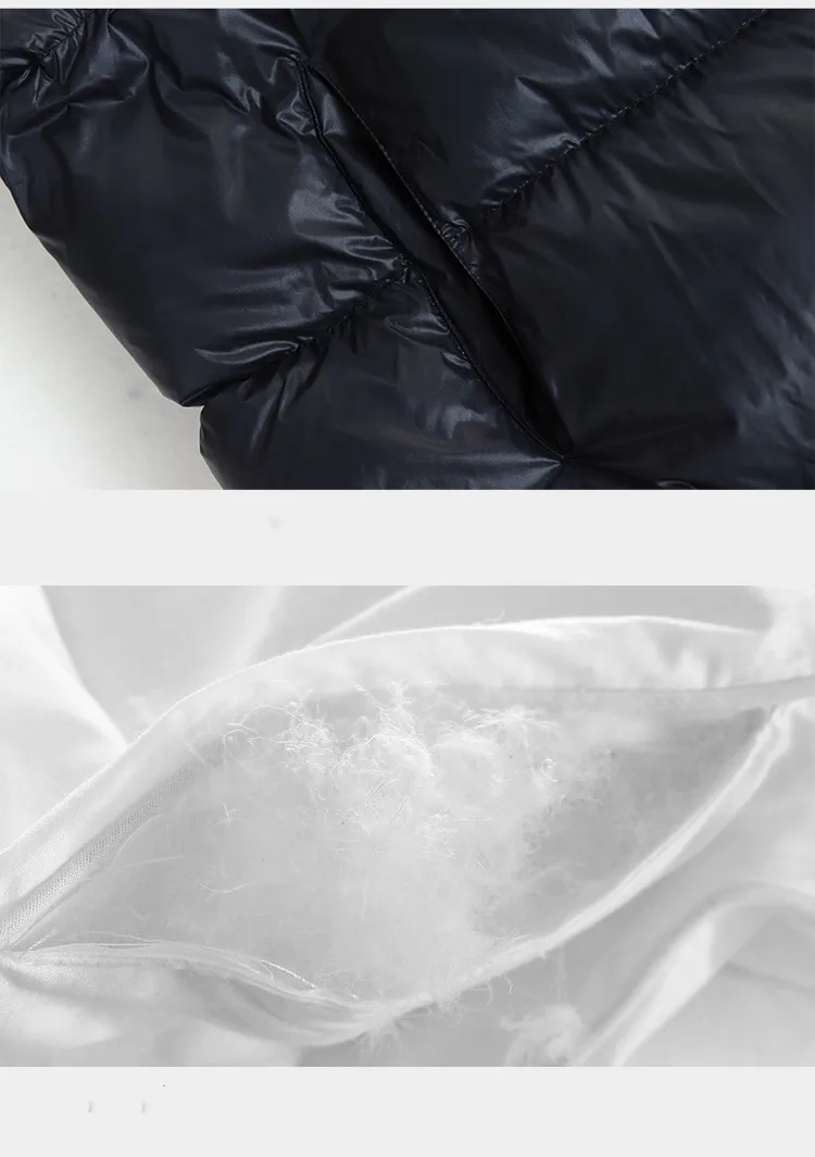 Дизайн AIGYPTOS, зимнее женское супер толстое теплое длинное пуховое пальто, офисное женское повседневное свободное белое пуховое пальто с капюшоном