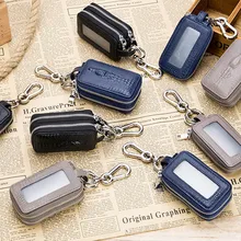 Кожаный мужской кошелек для ключей, автомобильный брелок, держатель для ключей, Большой Вместительный органайзер, маленькие кошельки J9