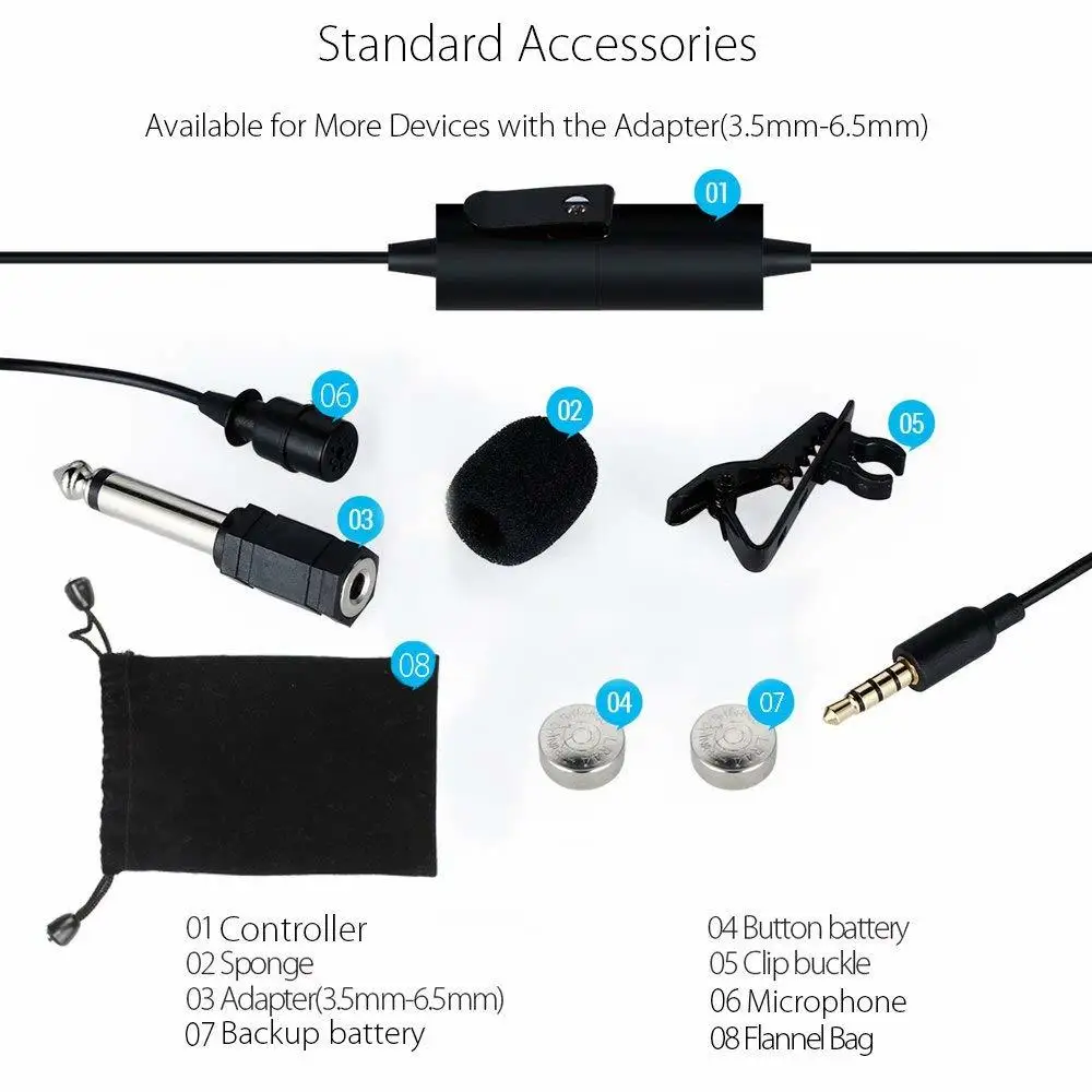 AU-100 lavalier microphone 5