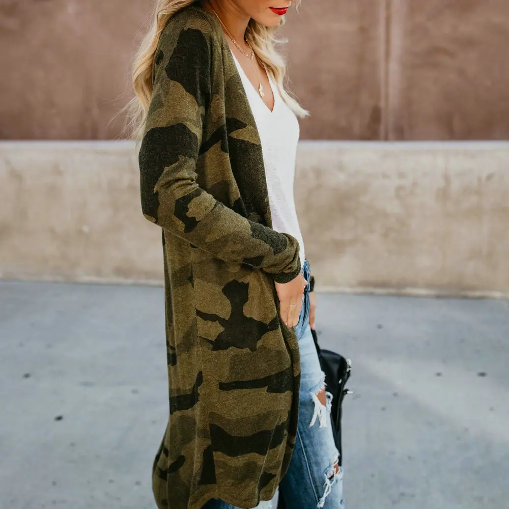

2019 Autumn Women Fashion Leopard Printed Kimono Cardigan Tops Coat Jacket Open Front Casual Long Sleeve Sweaters Streetwear