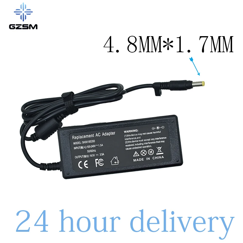 GZSM 18 5 V 3.5A ноутбук адаптер переменного тока для hp G62 CQ45 CQ40 G6 заглушка разъема
