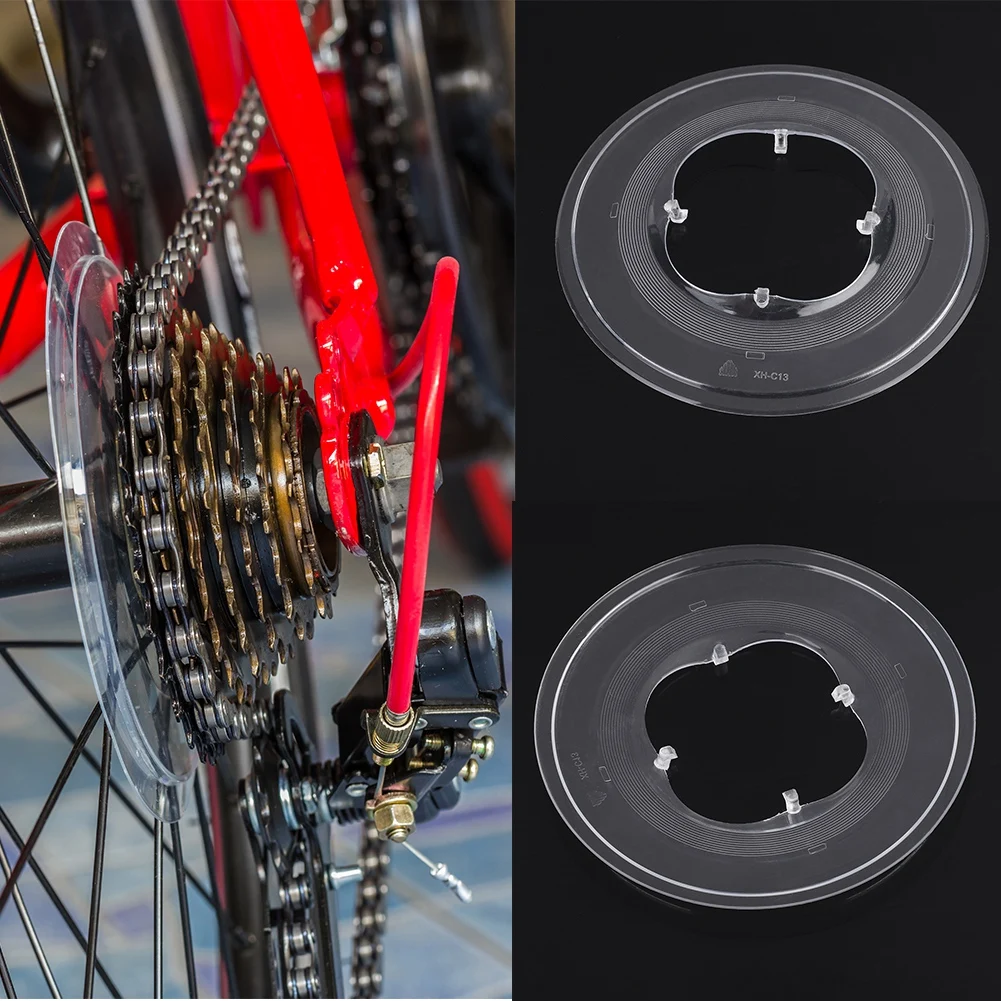 

Outdoor 2019 Clear MTB Mountain Bikes Road Bicycles Flywheel Support Disc Brake Cassette Hubs Protection Cover Parts 1pcs