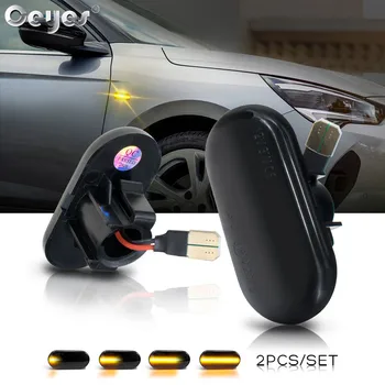 

Ceyes 2pcs Car Led Dynamic Side Marker Turn Signal Lights Lamps For Opel Renault Megane Dacia Mercedes Smart Nissan Accessories