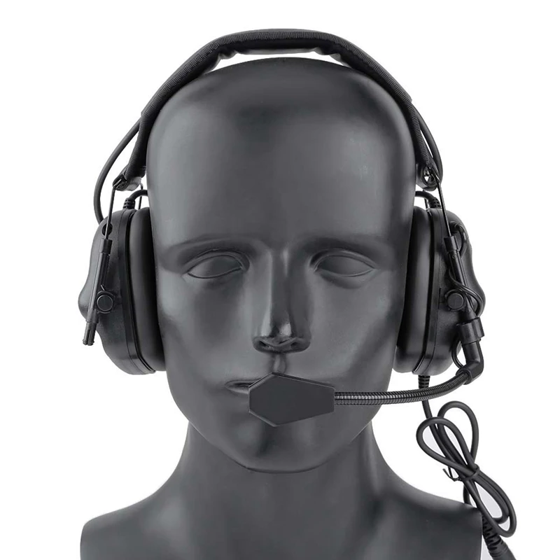 Tactical) Headphone Noise Cancellation Pickup Headset Hunting Shooting Game Accessories