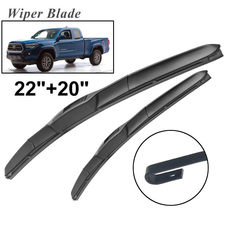 

Щетки стеклоочистителя okoстеклоочистителя RHD и LHD для Toyota Tacoma 2016-2018, лобовое стекло, переднее окно, 22 + 20 дюймов