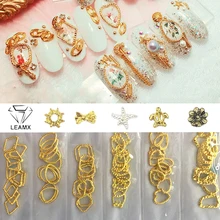 LEMAX смешанный/Сумка для ногтей, сплав, толстые заклепки, украшения для ногтей, 3D бант, животные, луна, заклепки, сделай сам, инструменты для маникюра, украшение для ногтей, амулеты L522