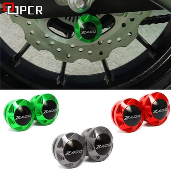 

For KAWASAKI Z400 z 400 2019 8mm Universal Motorcycle Aluminum Swingarm Spools Slider Stand Screw Bolts