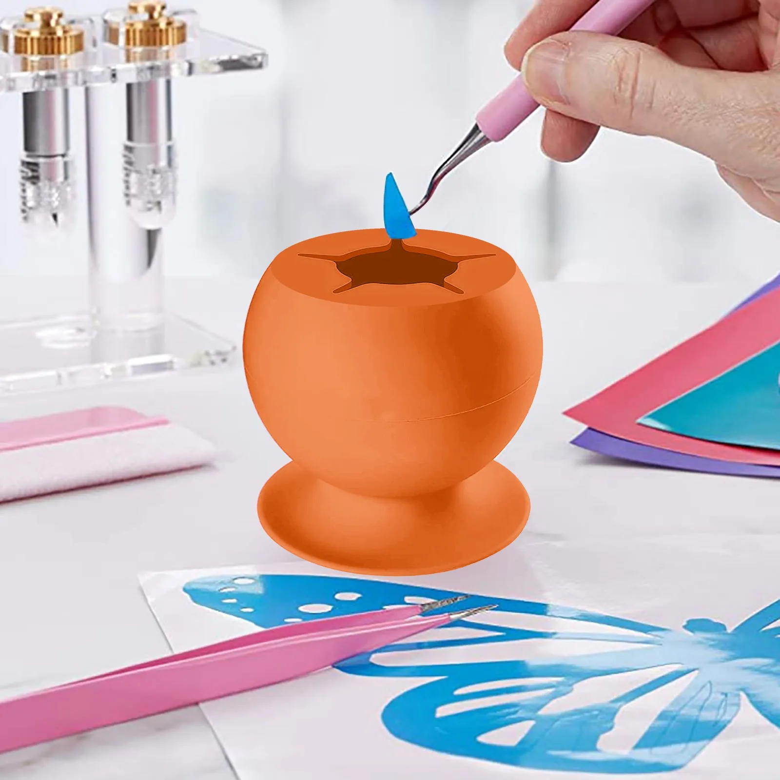 Suctioned Vinyl Weeding Scrap Collector Craft Vinyl Weeding Tool For Card Making Diy Jewelry Making Scrapbooking Card #YJ