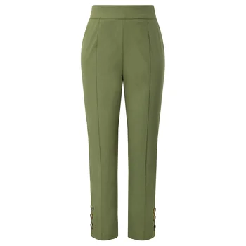 

Ladies Pants Slim Long Office Ladies Straight Elegant Women's Ankle Length
