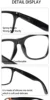 Boncamor Reading Glasses Spring Hinge Prescription HD Reader Men and Women Decorative Eyeglasses Diopter +100+200+500+600 4