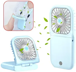 Ihoven portátil mini ventilador usb recarregável ventilador de mão ajustável desktop refrigerador ar para escritório em casa mesa viagem ao ar livre