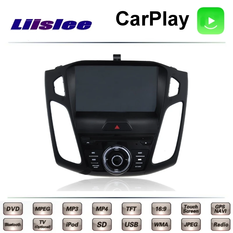 Автомагнитола LiisLee для Focus MK3 Facelift 2011 ~ 2017 мультимедийный телевизор DVD GPS радио Carplay
