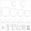 Matte Clear Plastic Storage Bag Ziplock Travel Bags Zip Lock Valve Slide Seal Packing Pouch For Cosmetic Clothing 10pcs/lot 4
