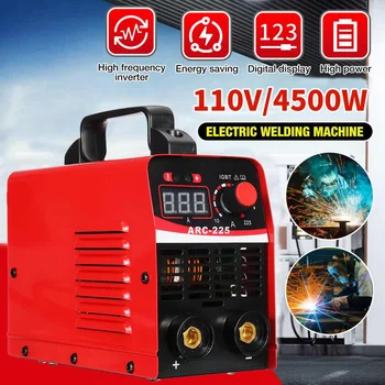 

ARC-225 Inverter Arc Welder 4500W 110V 20-225A IGBT/MMA/ARC/ZX7 Electric Welding Machine Home Beginner Efficient Digital Display